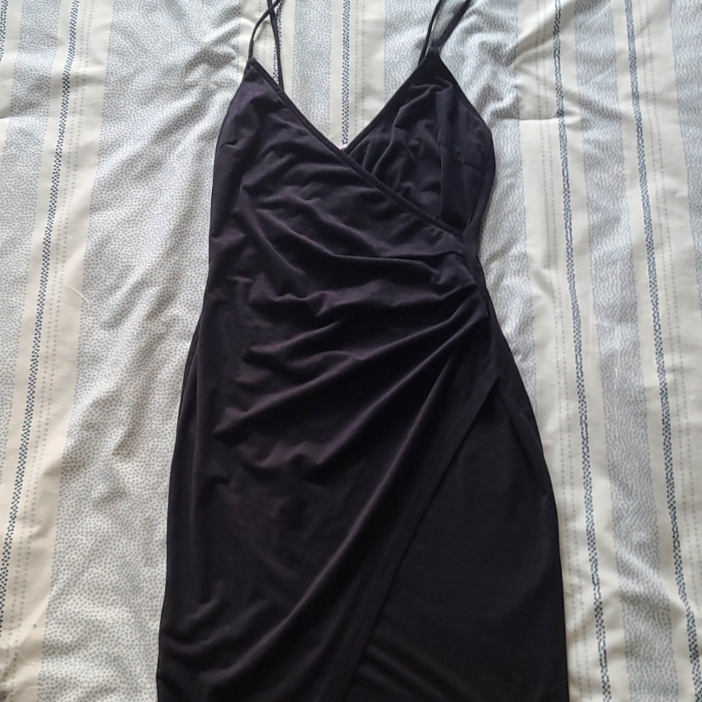 Suede mini dress - Picture 1 of 5